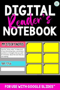 Digital reader's notebook