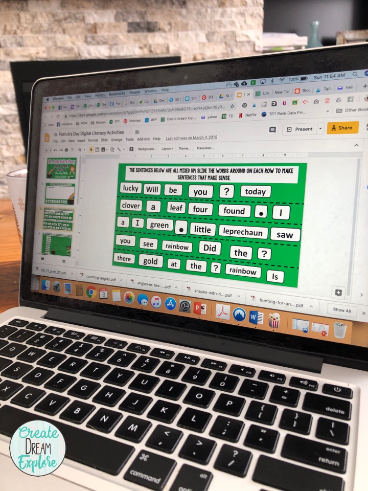 digital st patricks day activities google slides classroom