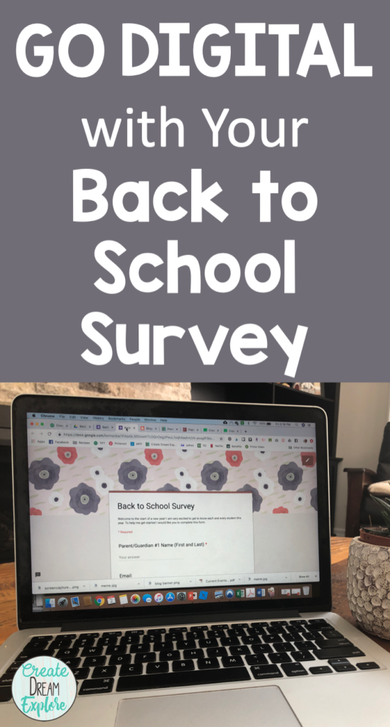 Digital Back to School Parent Survey