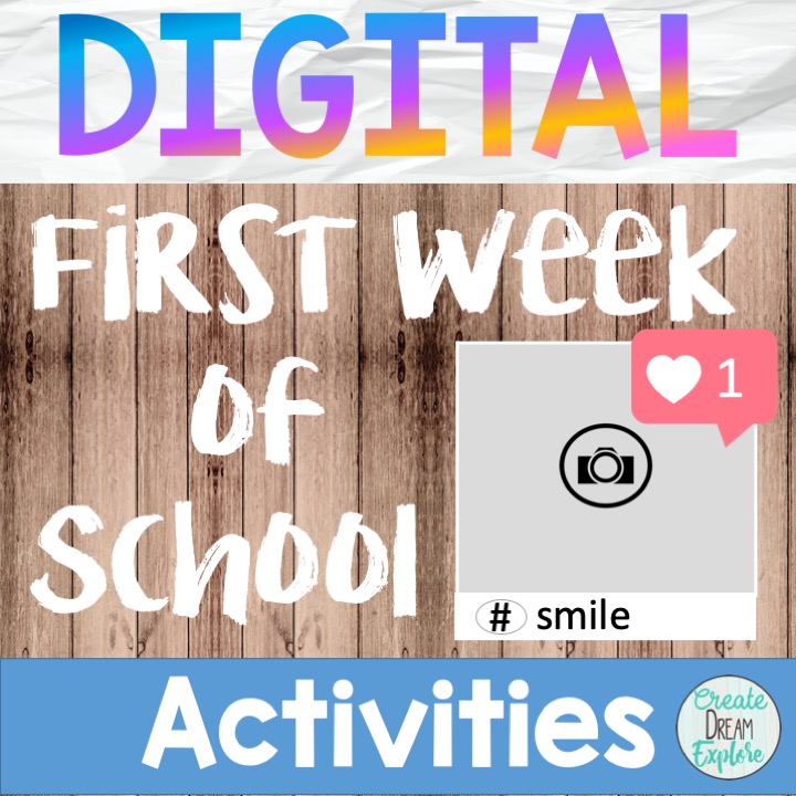 digital back to school activities for distance learning